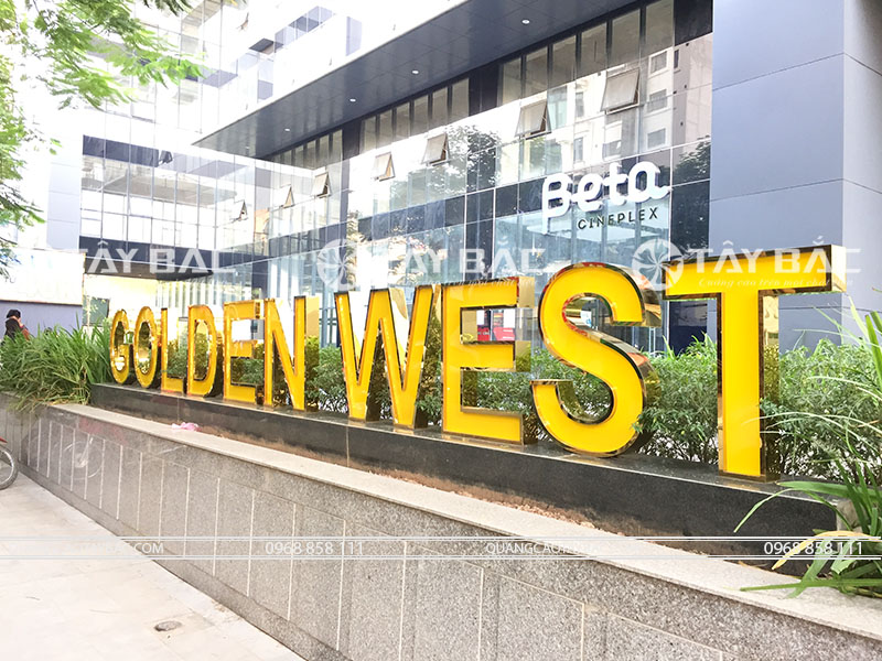 Bộ chữ tòa nhà Golden West