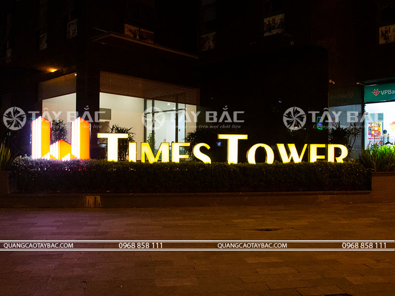 Bộ chữ tòa nhà time tower