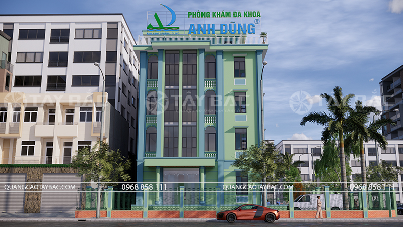 Biển hiệu Đa khoa Anh Dũng