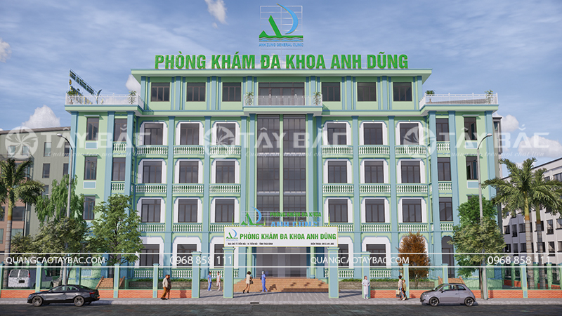 Biển hiệu Đa khoa Anh Dũng