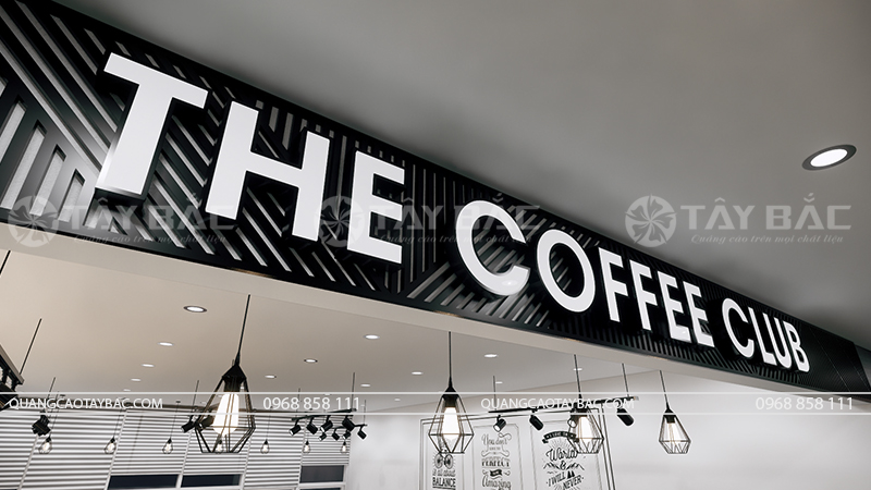 Thiêt kế thi công cửa hàng coffee Club LG