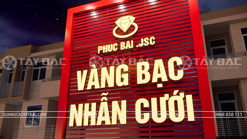 Thiết kế biển vàng bạc nhẫn cưới Phúc Bài