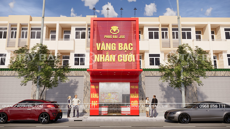 Thiết kế biển vàng bạc nhẫn cưới Phúc Bài