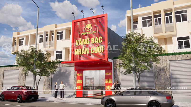 Thiết kế biển vàng bạc nhẫn cưới Phúc Bài