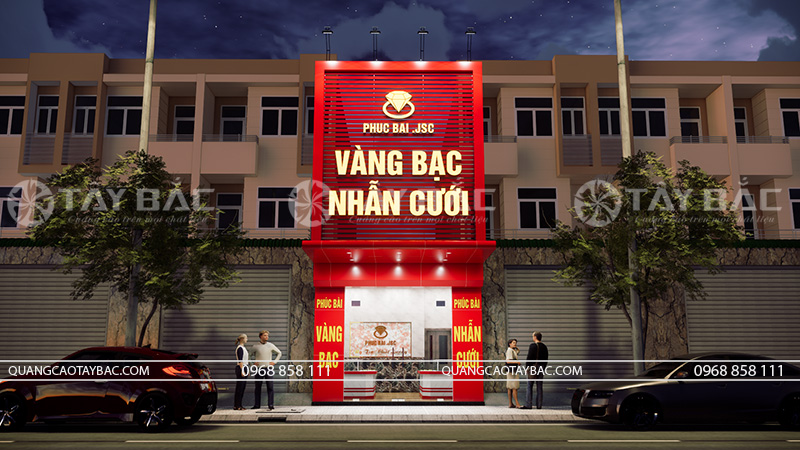 Thiết kế biển vàng bạc nhẫn cưới Phúc Bài