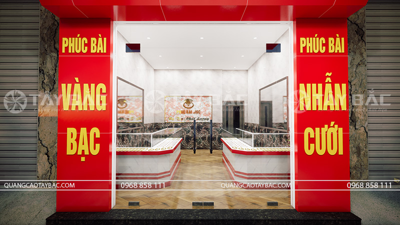 Thiết kế biển vàng bạc nhẫn cưới Phúc Bài