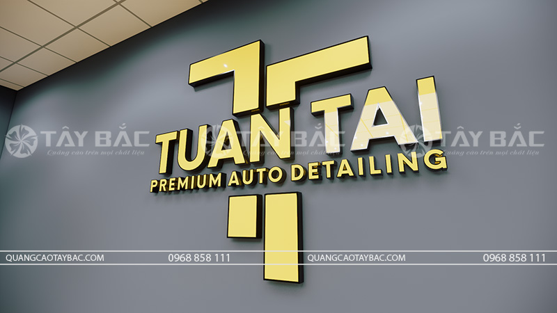 Biển quảng cáo gara auto Tuấn Tài
