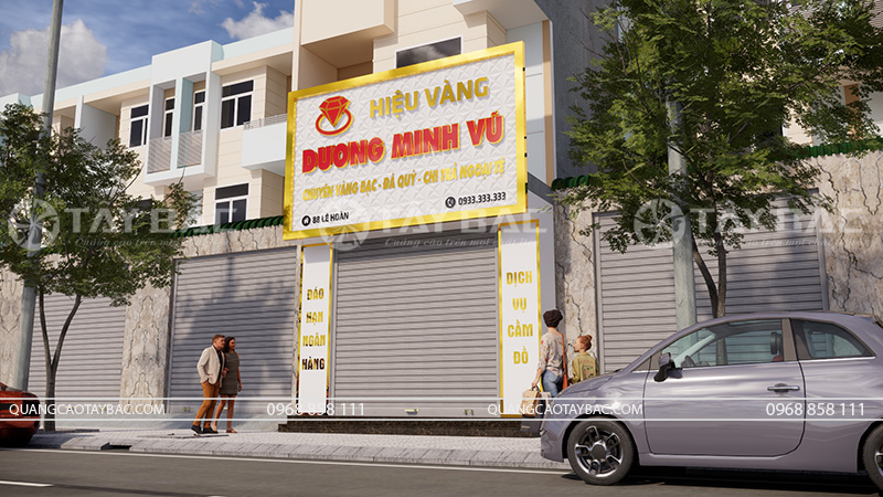 Biển hiệu vàng bạc Dương Minh Vũ
