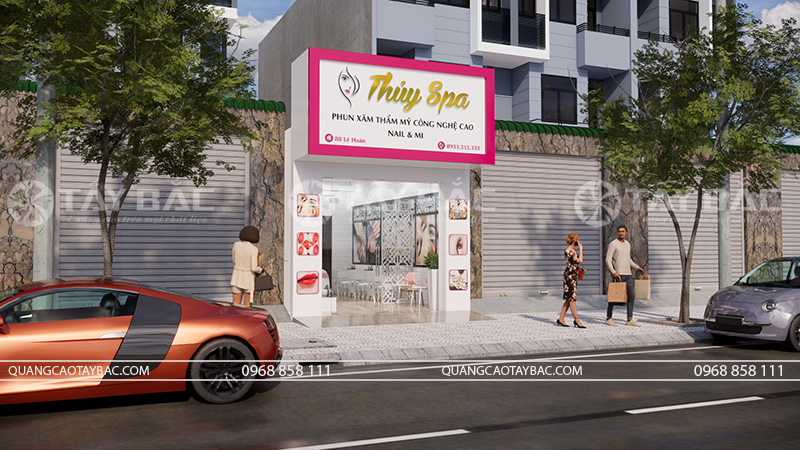 Biển quảng cáo spa Thủy