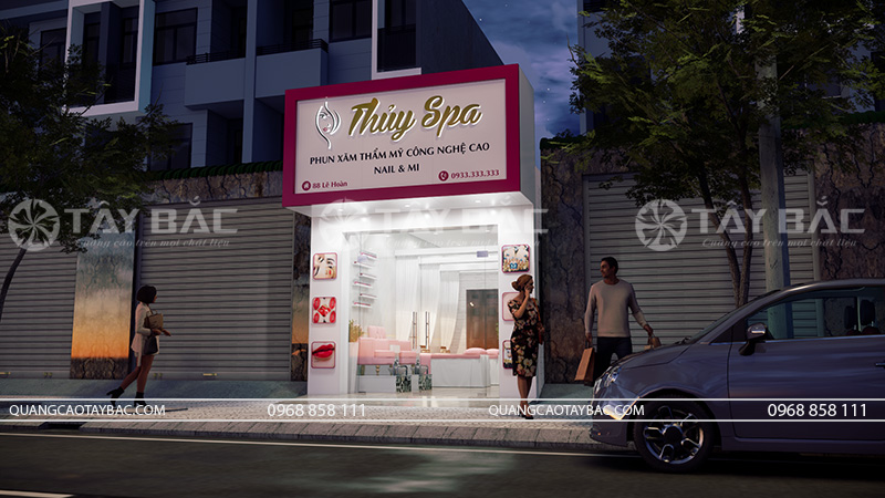 Biển quảng cáo spa Thủy
