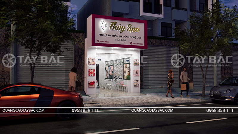 Biển quảng cáo spa Thủy