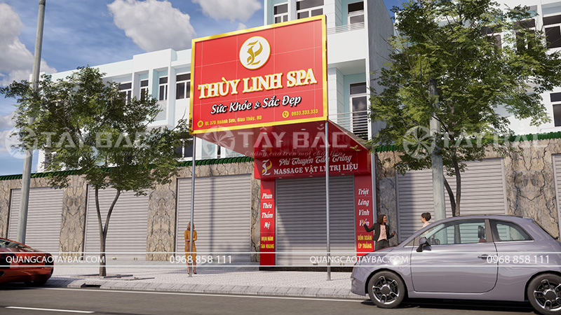 Biển quảng cáo spa Thùy Linh