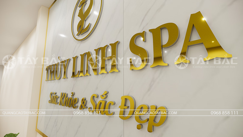 Biển quảng cáo spa Thùy Linh