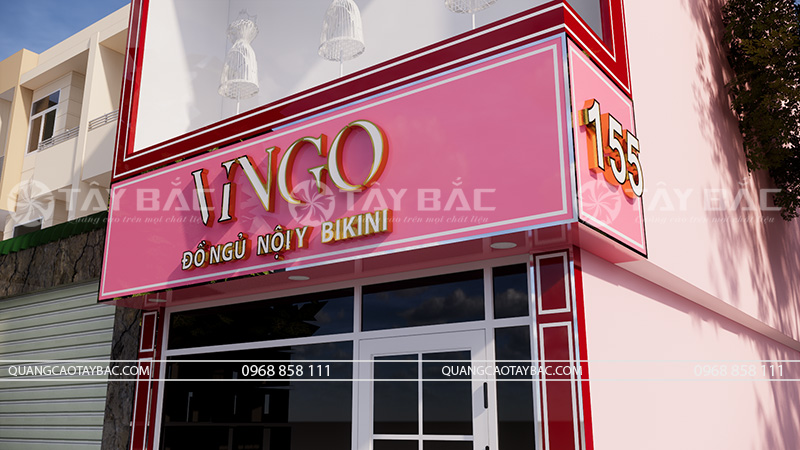 Biển quảng cáo thời trang Vingo