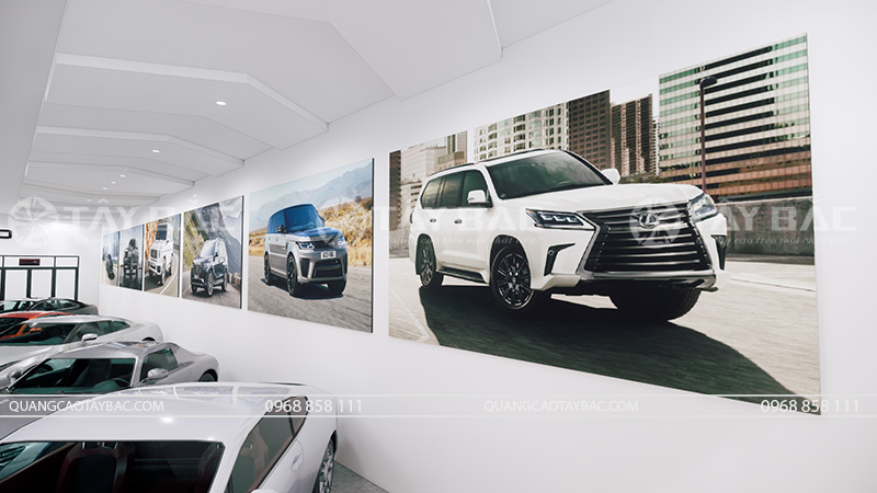Mẫu bảng hiệu showroom ô tô Phú Đô