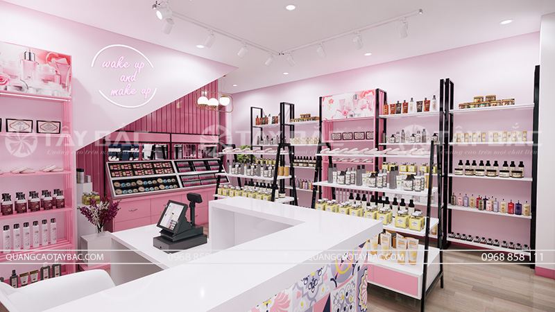 Bảng hiệu mỹ phẩm Ura Cosmetic