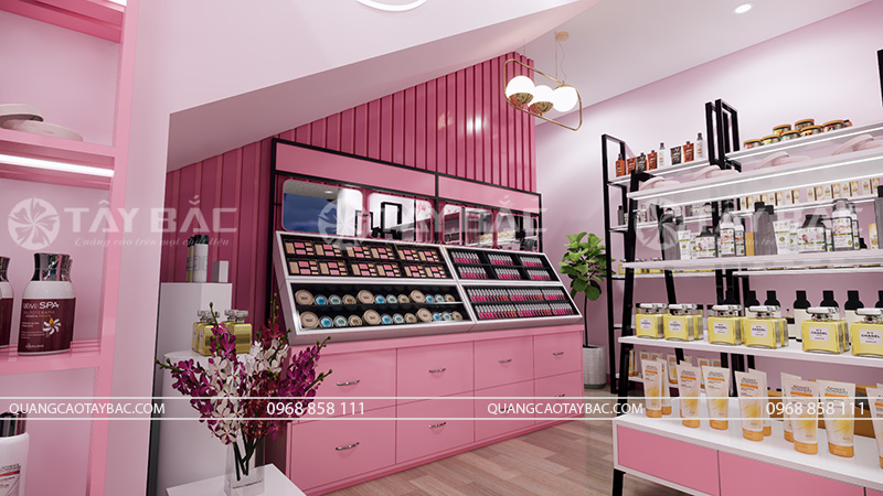 Bảng hiệu mỹ phẩm Ura Cosmetic