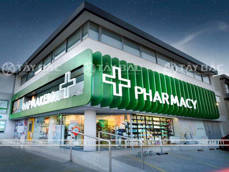 Bảng hiệu nhà thuốc Apmakeio