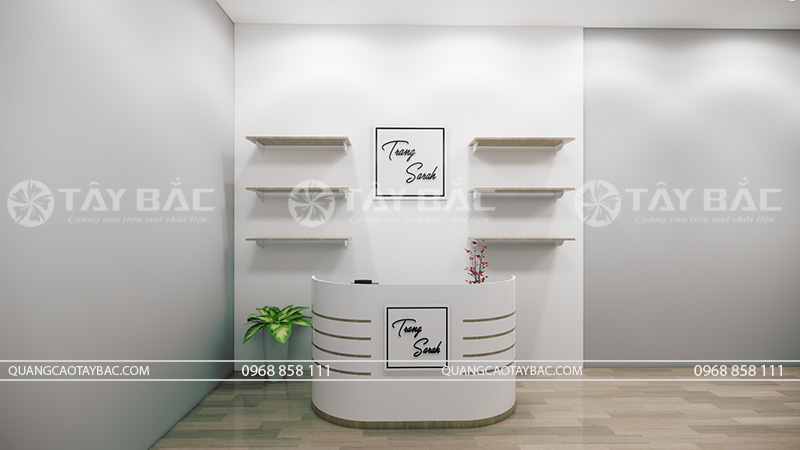 Thiết kế thi công shop quần áo Trang Sarah