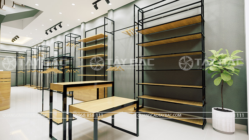 Thiết kế biển quảng cáo shop quần áo nam 1992 Luxury
