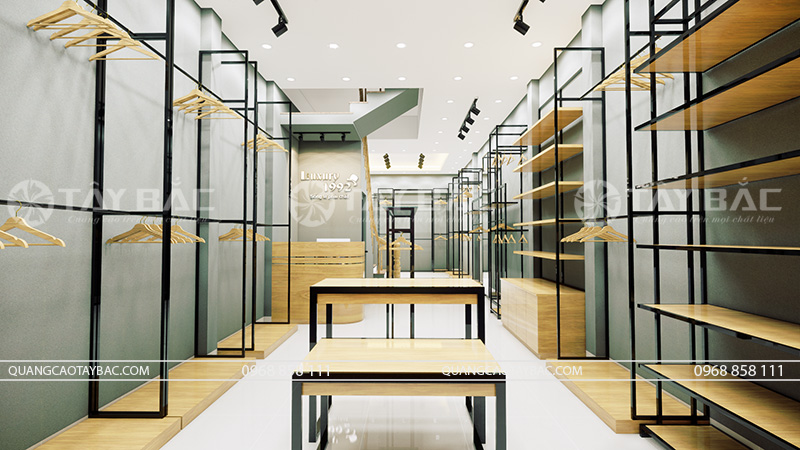Thiết kế biển quảng cáo shop quần áo nam 1992 Luxury