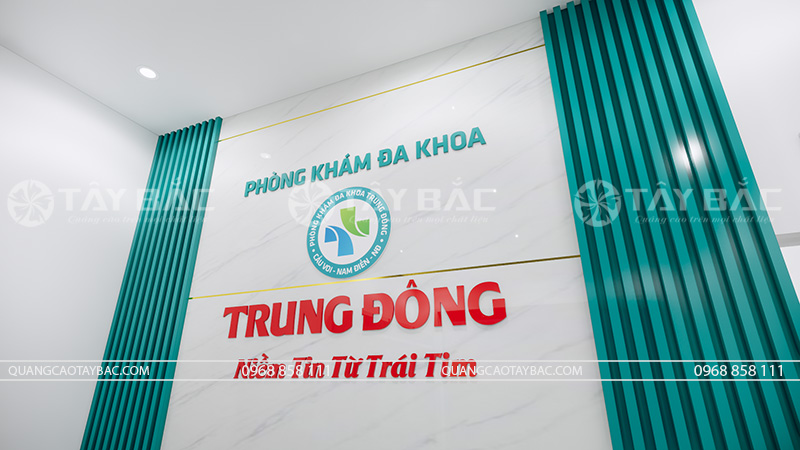 Bảng quảng cáo phòng khám đa khoa Trung Đông