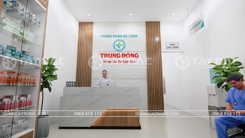 Bảng quảng cáo phòng khám đa khoa Trung Đông