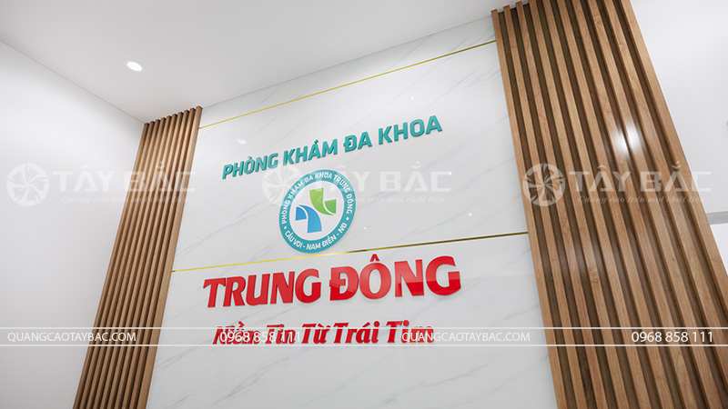 Bảng quảng cáo phòng khám đa khoa Trung Đông