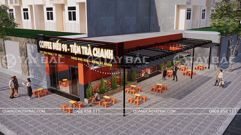 Biển quảng cáo coffee Điếu 98