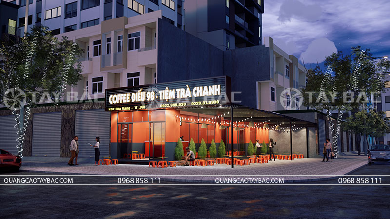 Biển quảng cáo coffee Điếu 98