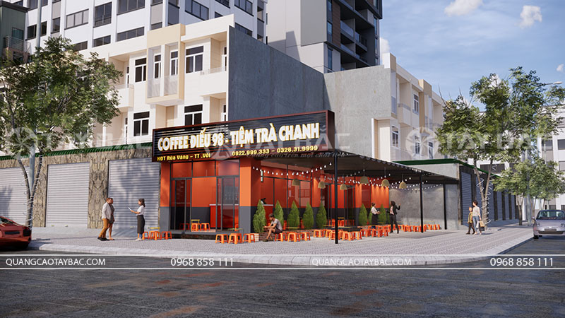 Biển quảng cáo coffee Điếu 98