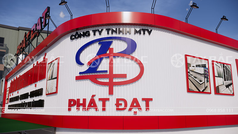 Biển quảng cáo vật liệu xây dựng Phát Đạt
