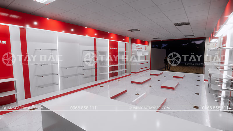 Thiết kế thi công showroom âm thanh Bảo Châu